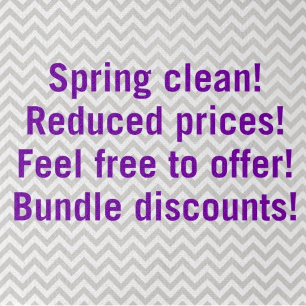 Spring sales and offers welcome!